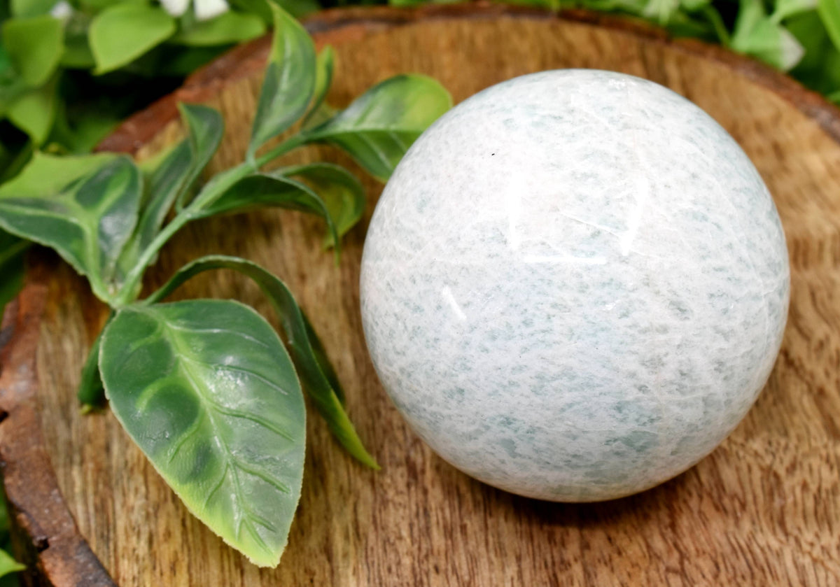 1Pc Amazonite Sphere, Crystal Ball Healing Sphere