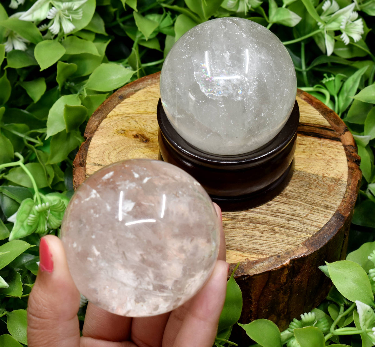 1Pc Crystal Quartz Sphere Crystal Ball Healing Sphere.