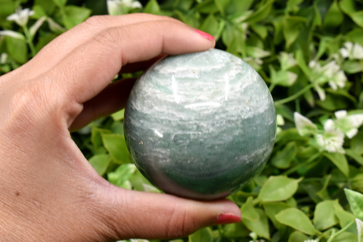1Pc Green Aventurine Sphere Crystal Ball Healing Sphere
