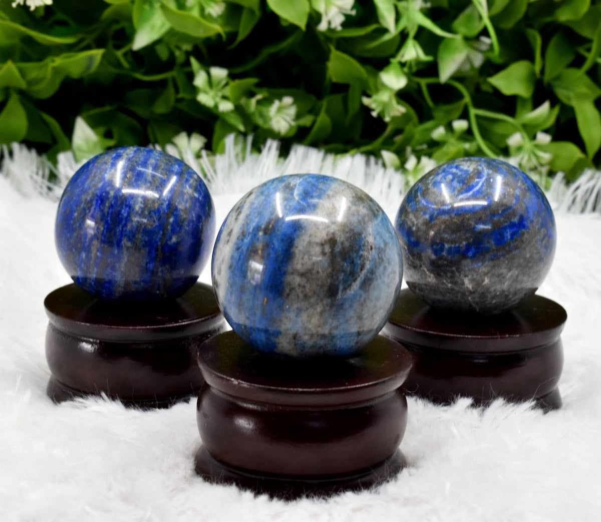1Pc Lapis Lazuli Sphere Crystal Ball Healing Sphere.