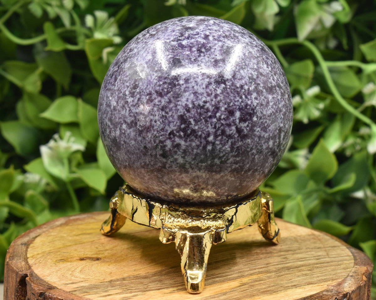 1Pc Lepidolite Sphere Crystal Ball Healing Sphere