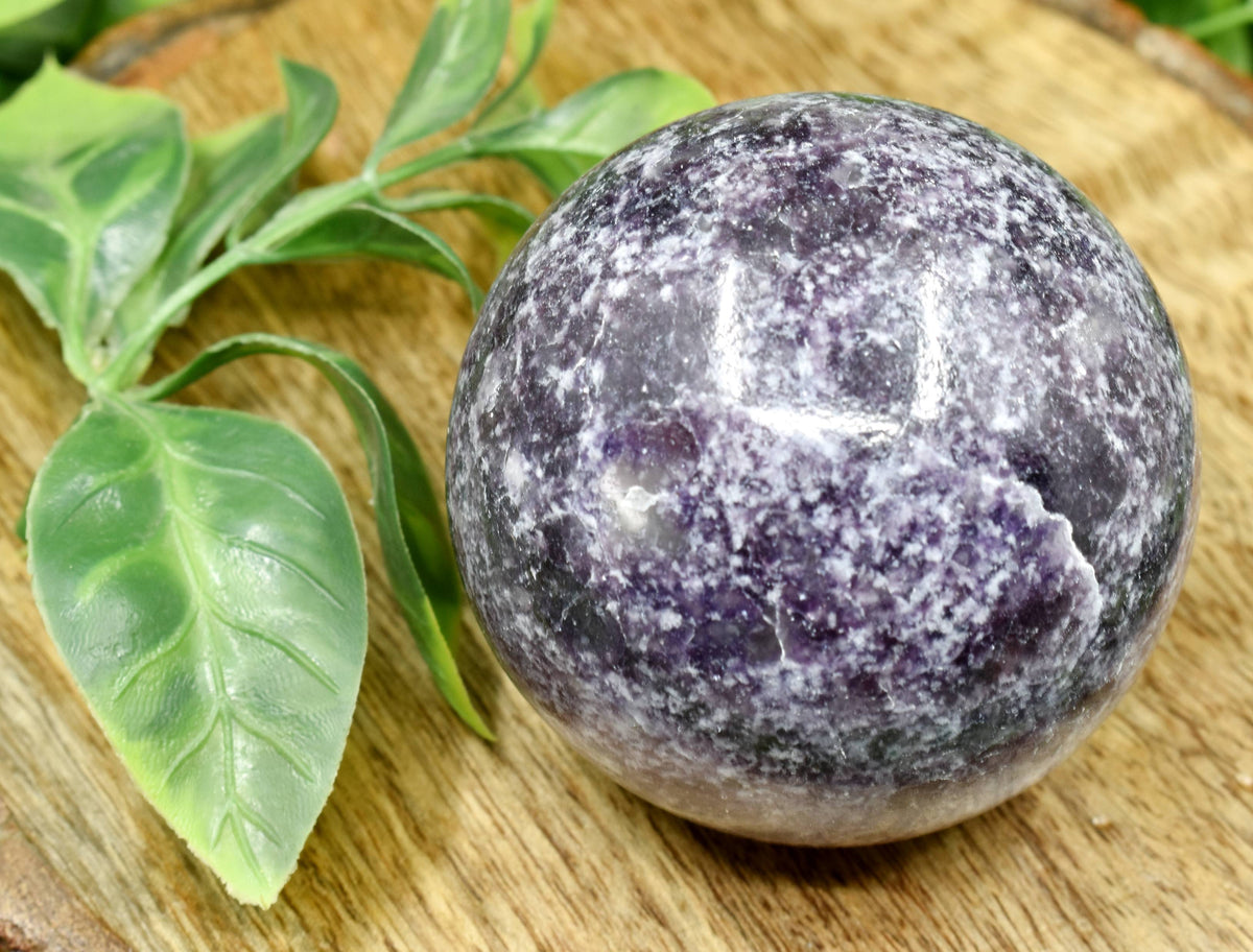 1Pc Lepidolite Sphere Crystal Ball Healing Sphere