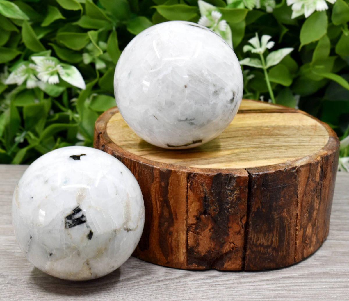 1Pc Rainbow Moonstone Sphere Crystal Ball Healing Sphere