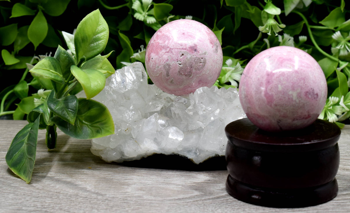 1Pc Rhodochrosite Sphere Crystal Ball Healing Sphere.