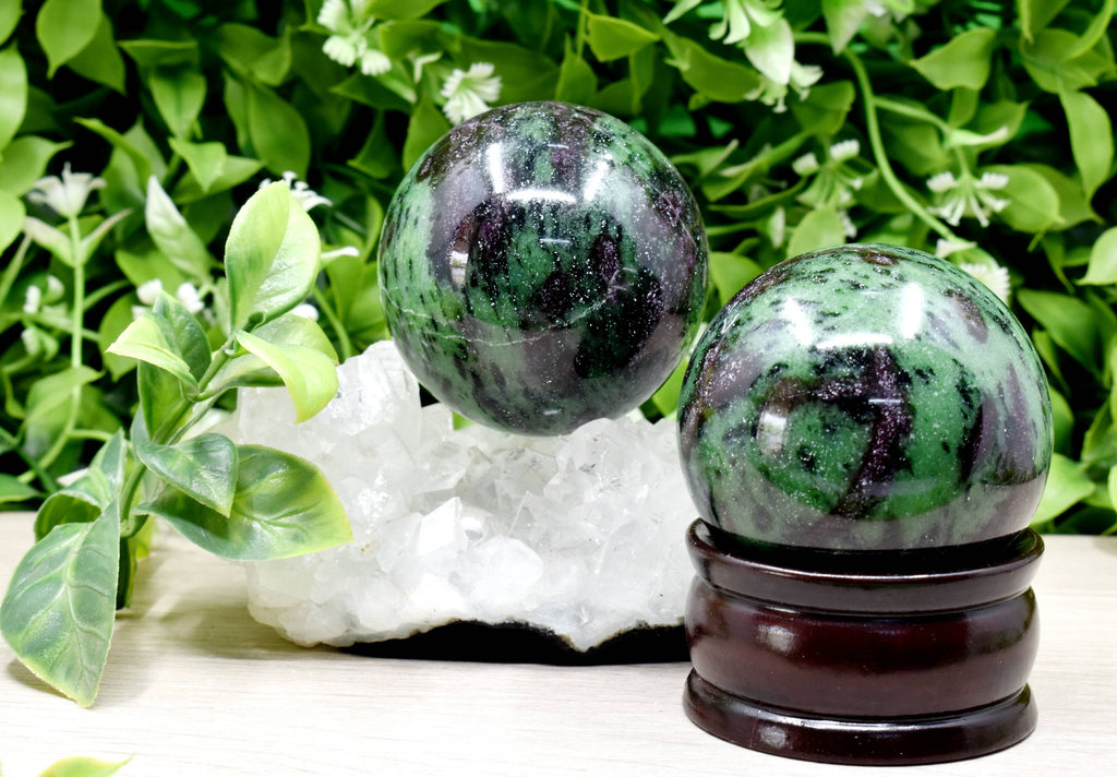 1Pc Ruby Zosite Sphere Crystal Ball Healing Sphere