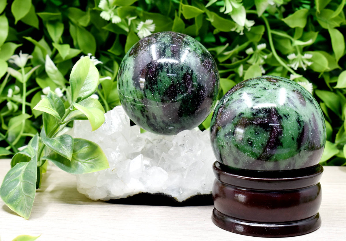 1Pc Ruby Zosite Sphere Crystal Ball Healing Sphere