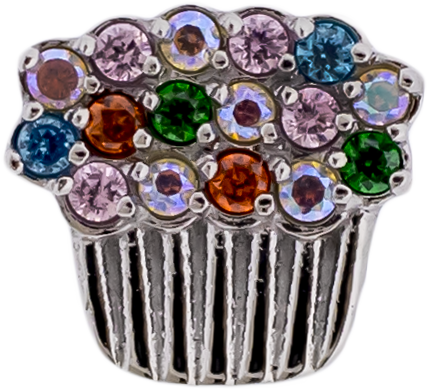 16G/18G Steel Internally Threaded End- Cupcake | Body Jewelry | Wiccan Center