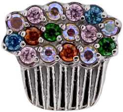 16G/18G Steel Internally Threaded End- Cupcake | Body Jewelry | Wiccan Center