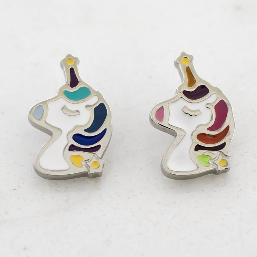 16G/18G Steel Internally Threaded End- Unicorn | Body Jewelry | Wiccan Center