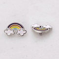 16G/18G Steel Internally Threaded End- Epoxy Rainbow | Body Jewelry | Wiccan Center