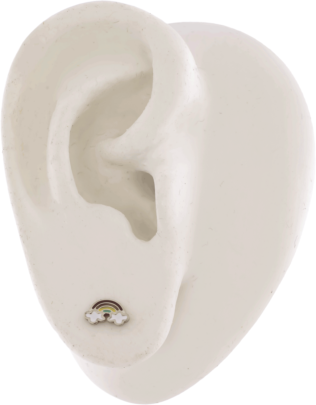 16G/18G Steel Internally Threaded End- Epoxy Rainbow | Body Jewelry | Wiccan Center