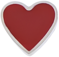 16G/18G Steel Internally Threaded End- Epoxy Heart | Body Jewelry | Wiccan Center