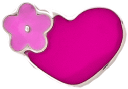 16G/18G Steel Internally Threaded End- Floral Heart | Body Jewelry | Wiccan Center