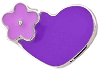 16G/18G Steel Internally Threaded End- Floral Heart | Body Jewelry | Wiccan Center