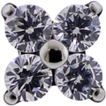 16G/18G Steel Internally Threaded End- Round Cut Cluster | Body Jewelry | Wiccan Center