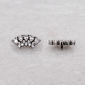16G/18G Steel Internally Threaded Curved Cluster End | Body Jewelry | Wiccan Center