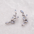Steel Internally Threaded Opalite Branch End 16G | Body Jewelry | Wiccan Center