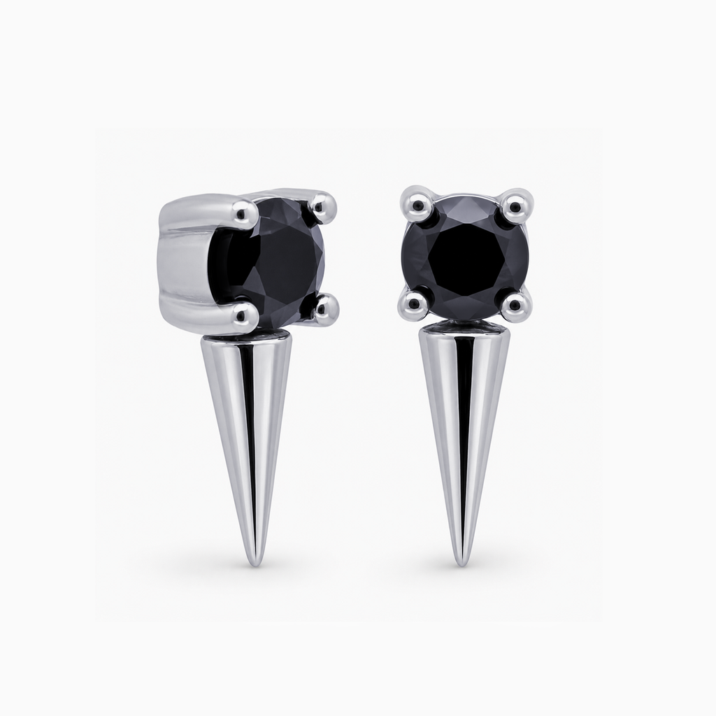 Steel Internally Threaded End with Gem-Topped Long Spike – 16G | Body Jewelry | Wiccan Center