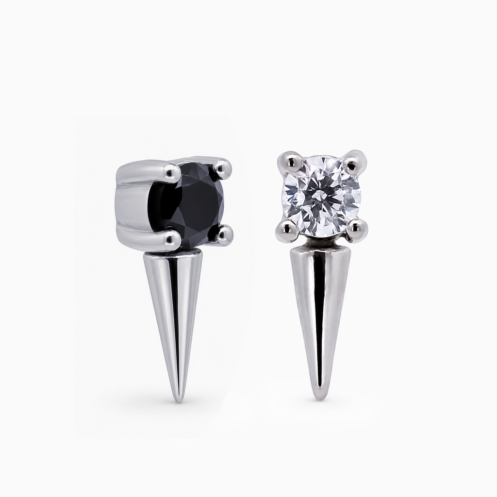 Steel Internally Threaded End with Gem-Topped Long Spike – 16G | Body Jewelry | Wiccan Center