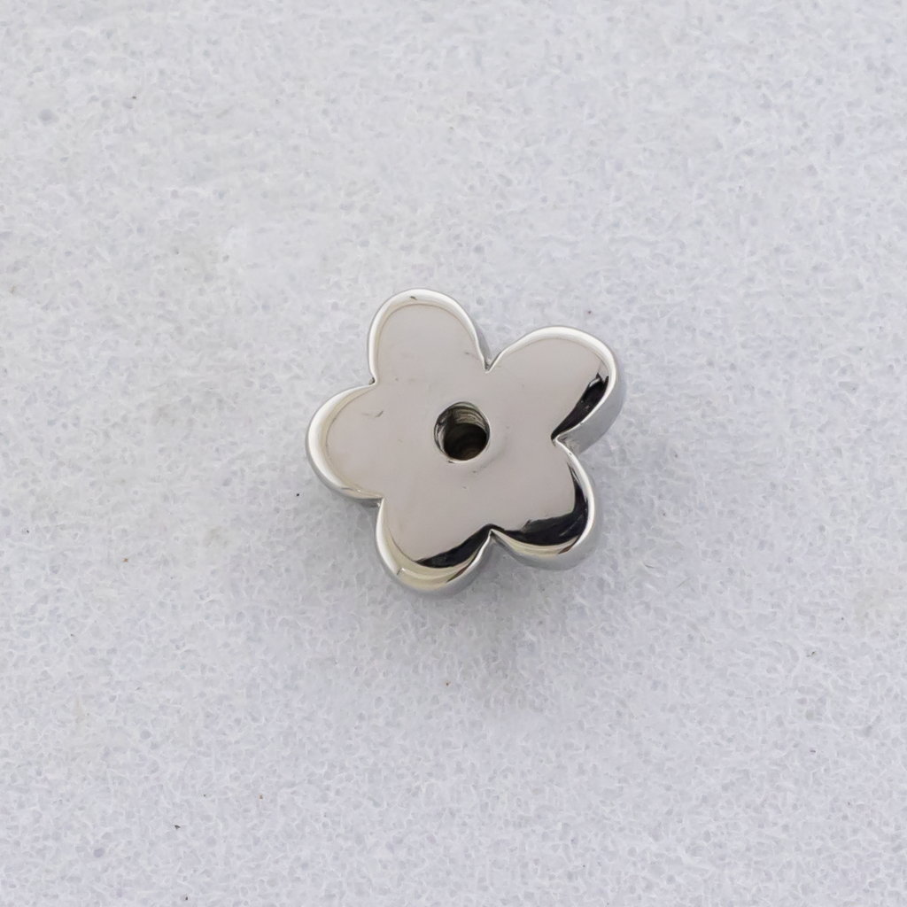 Steel Externally Threaded End - Flower 16G | Body Jewelry | Wiccan Center