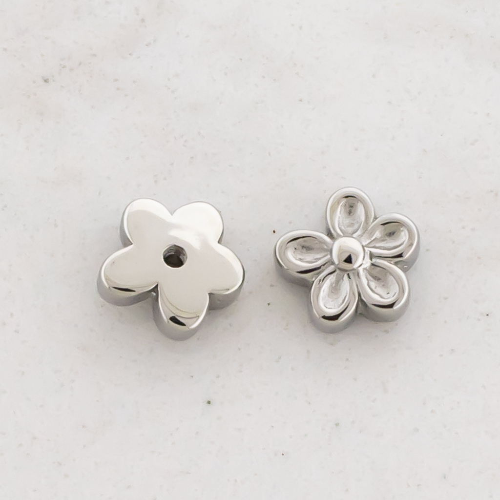 Steel Externally Threaded End - Flower 16G | Body Jewelry | Wiccan Center