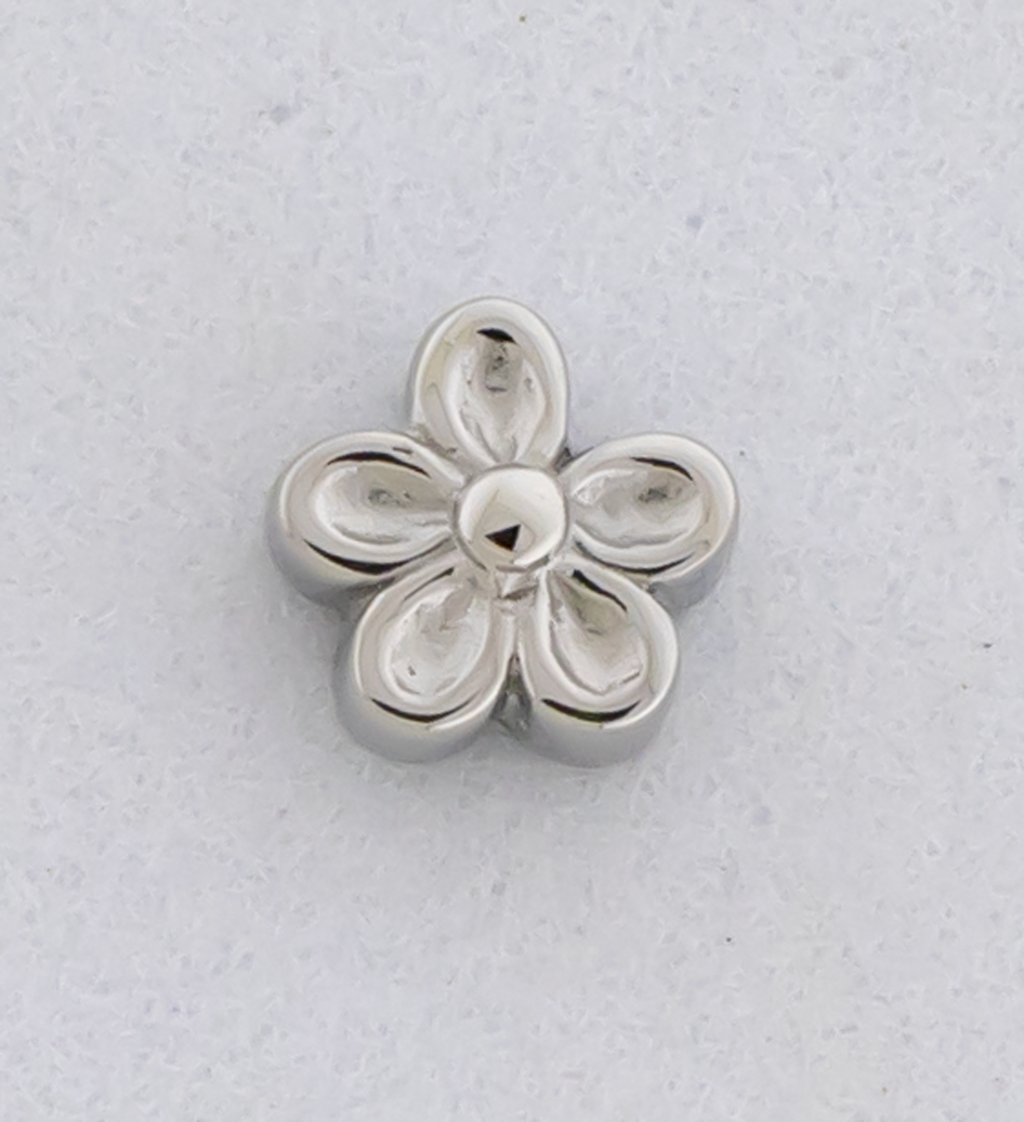 Steel Externally Threaded End - Flower 16G | Body Jewelry | Wiccan Center