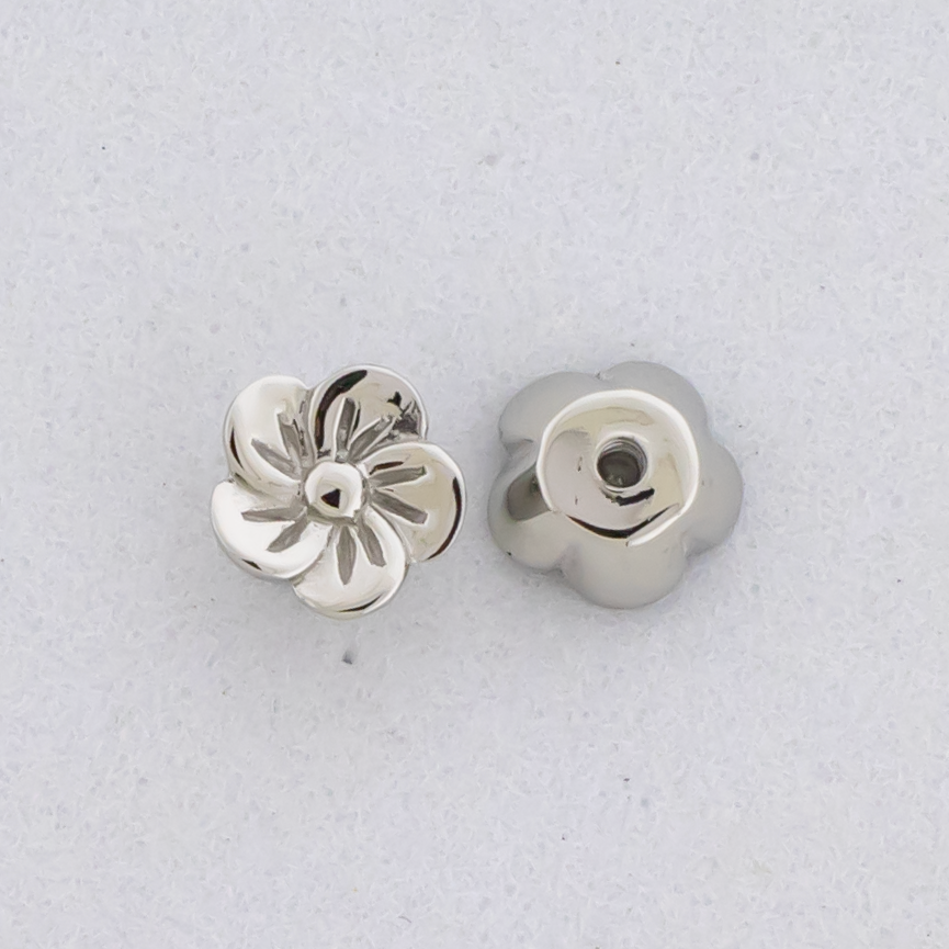 Steel Externally Threaded End - Blossom Flower 16G | Body Jewelry | Wiccan Center