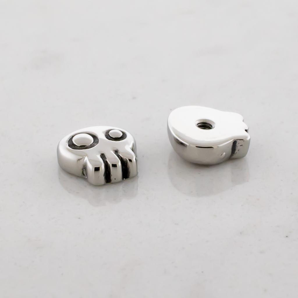 Steel Externally Threaded End - Ghost 16G | Body Jewelry | Wiccan Center