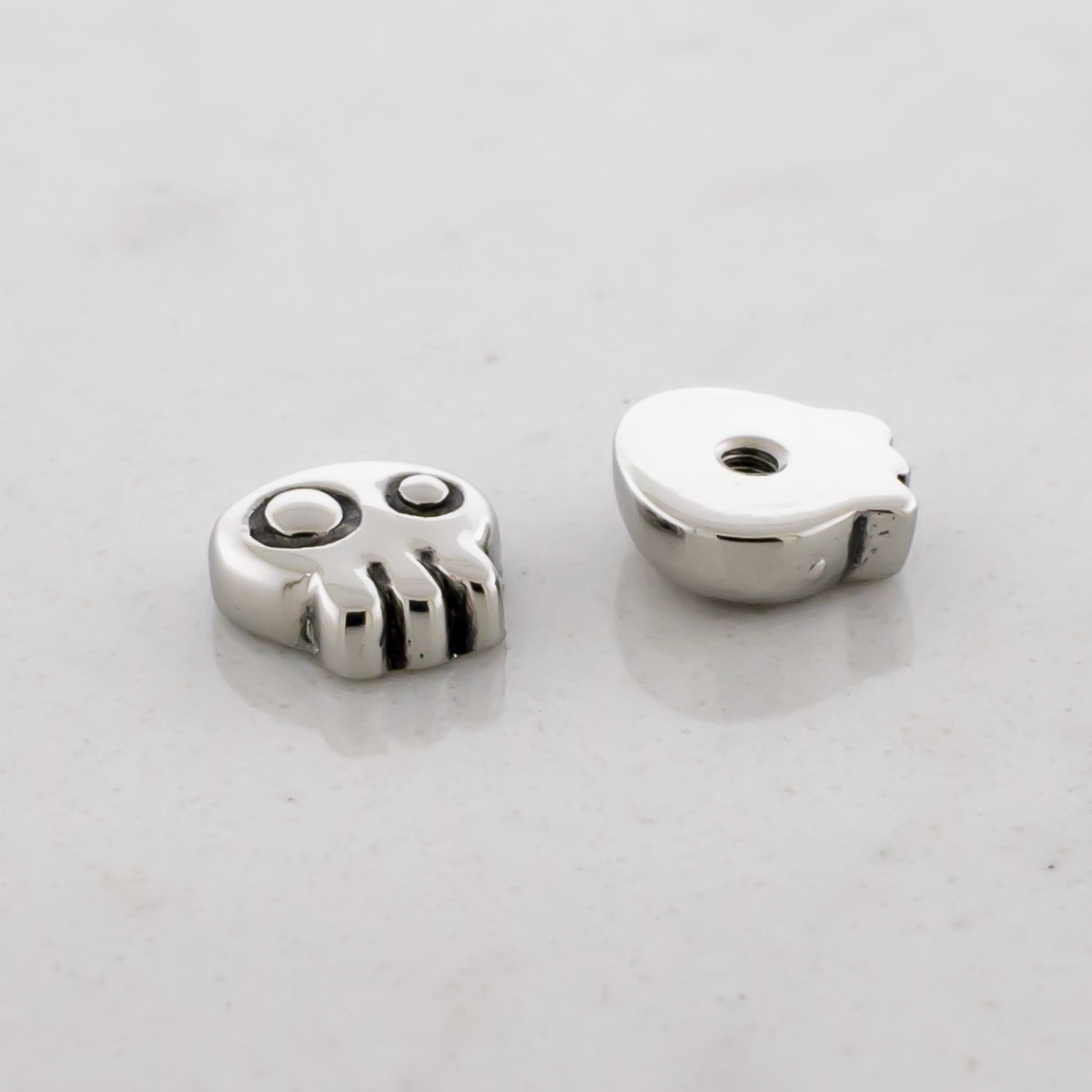 Steel Externally Threaded End - Ghost 16G | Body Jewelry | Wiccan Center