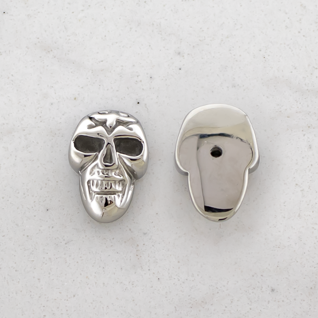 Steel Externally Threaded End - Skull 16G | Body Jewelry | Wiccan Center