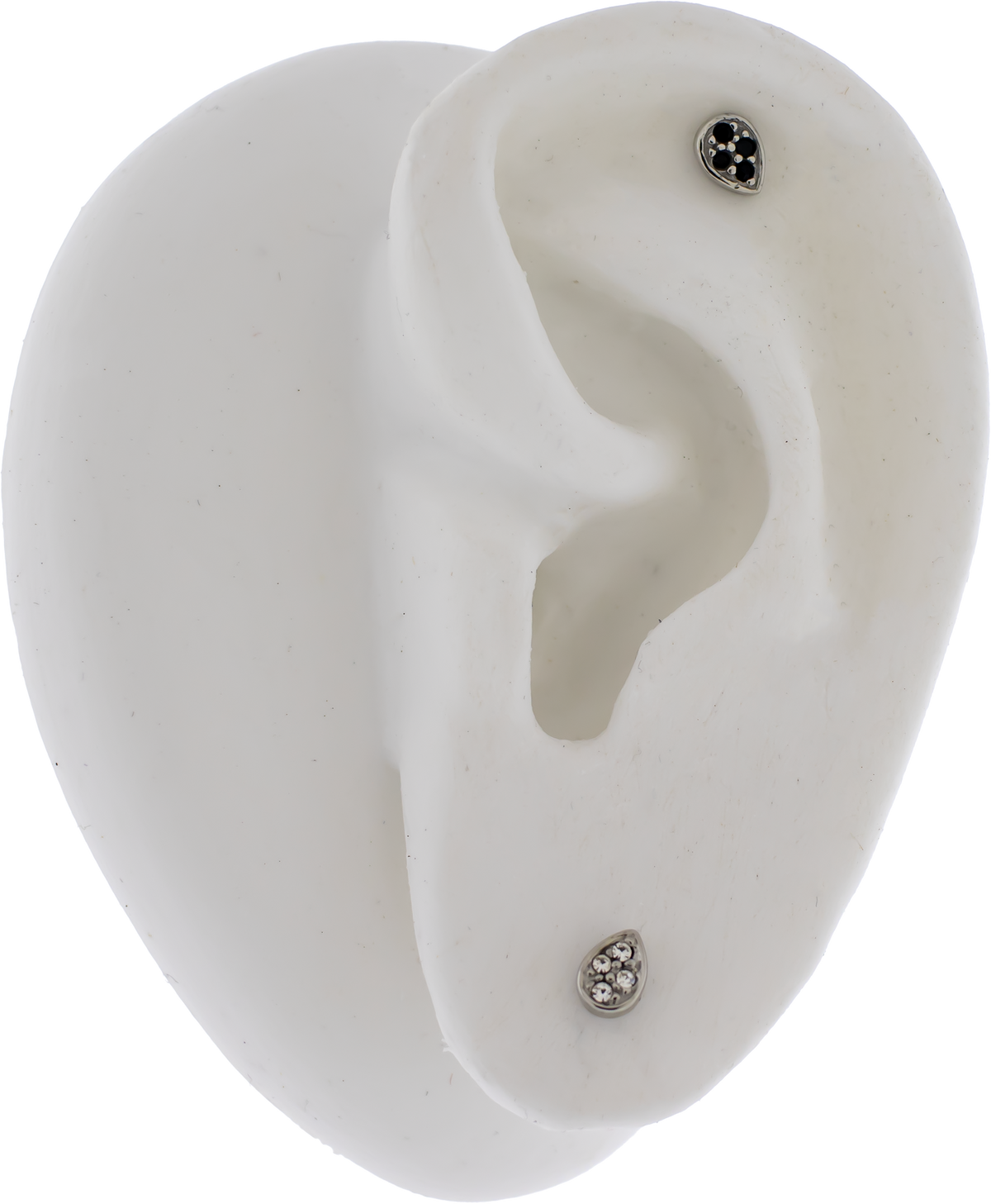 Steel Externally Threaded End - Gem Cluster Teardrop 16G | Body Jewelry | Wiccan Center