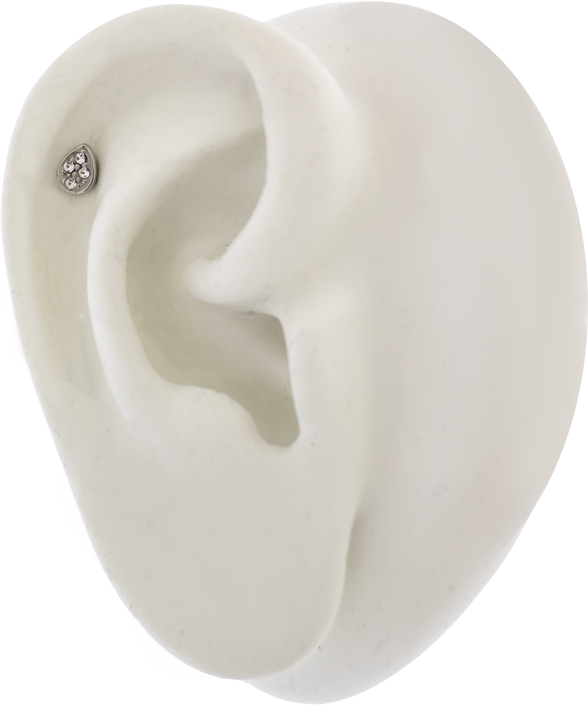 Steel Externally Threaded End - Gem Cluster Teardrop 16G | Body Jewelry | Wiccan Center