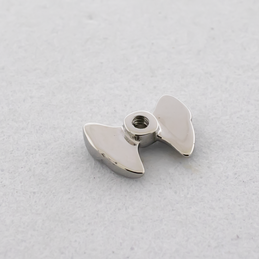 Steel Externally Threaded End - Bow 16G | Body Jewelry | Wiccan Center