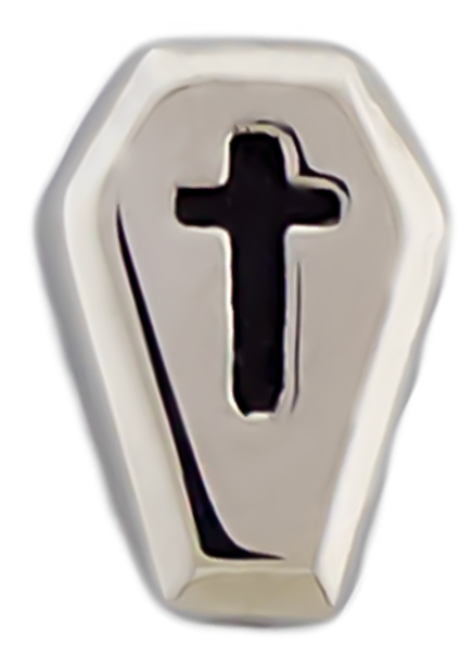 Steel Externally Threaded End - Coffin 16G | Body Jewelry | Wiccan Center