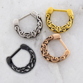 16G Filigree Septum Clicker | Body Jewelry | Wiccan Center
