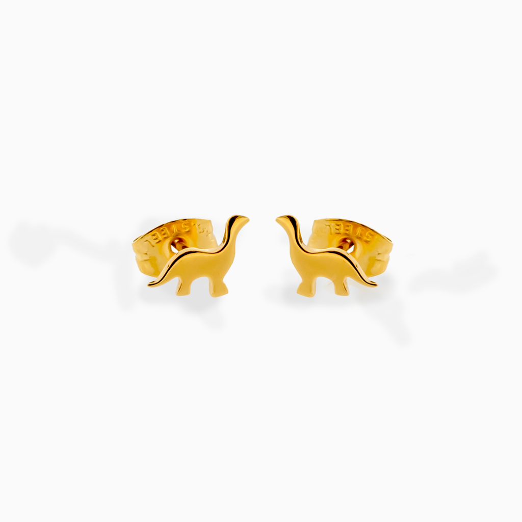 Steel Dinosaur Earring Studs | Body Jewelry | Wiccan Center