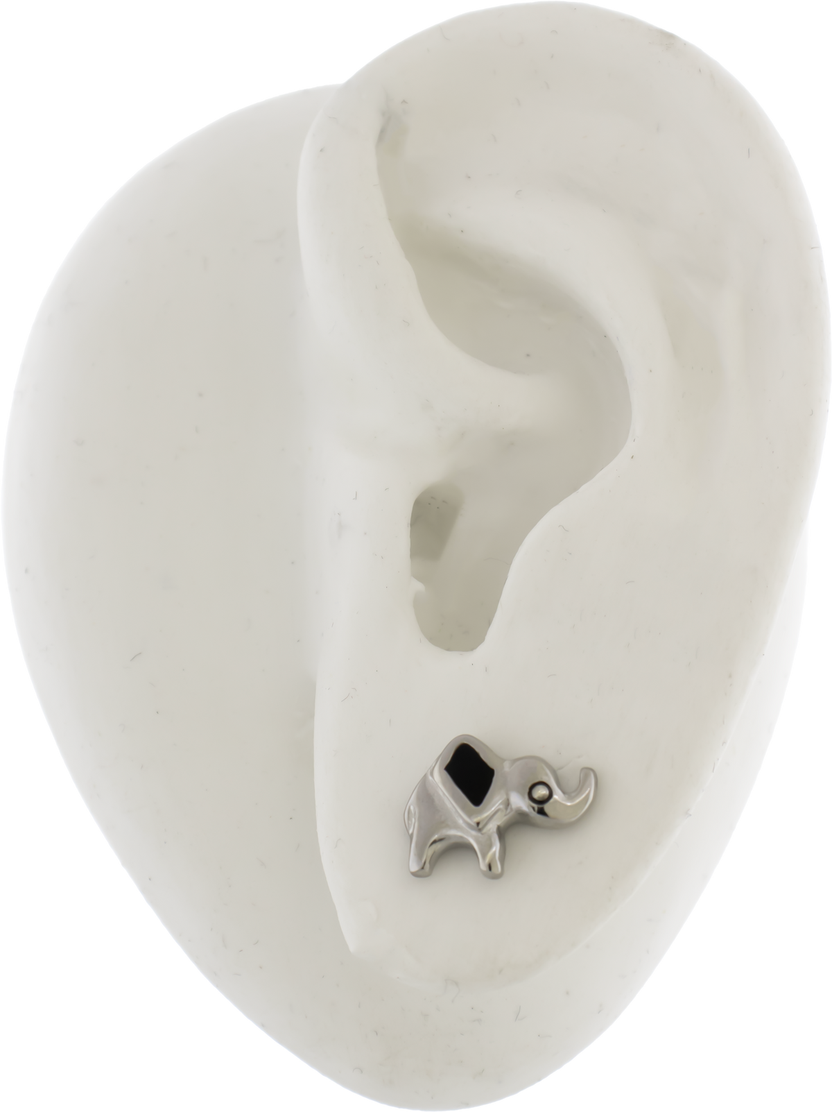 Steel Elephant Earring Studs | Body Jewelry | Wiccan Center
