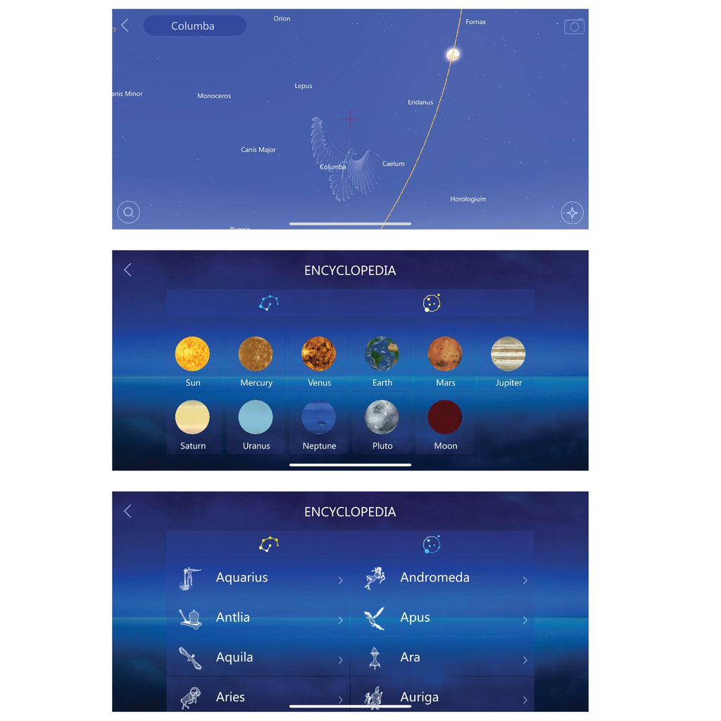 STAR70APP 70mm Refractor Telescope w/ Panhandle Mount and Astronomy APP | Telescope | Wiccan Center