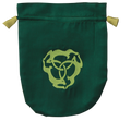 Green Satin Triple Hare Tarot Bag | Tarot Bags | Wiccan Center