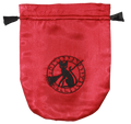 Red Satin Black Cat Tarot Bag | Tarot Bags | Wiccan Center