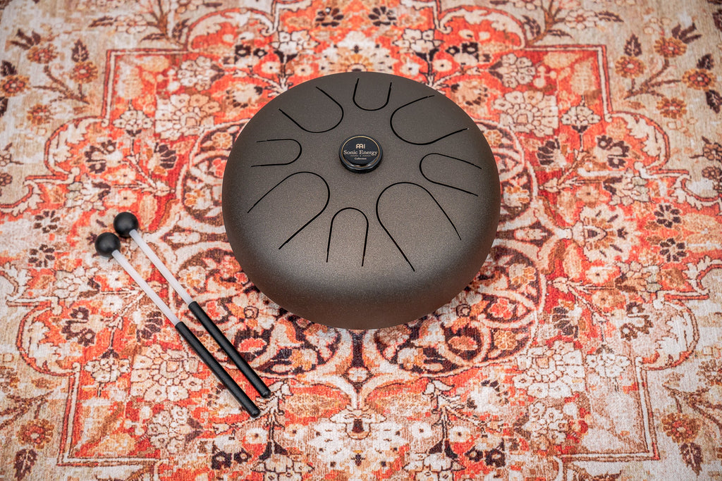 12" Steel Tongue Drum, A Minor, Vintage Brown | | Wiccan Center