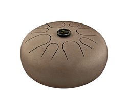 12" Steel Tongue Drum, A Akebono, Vintage Brown | | Wiccan Center