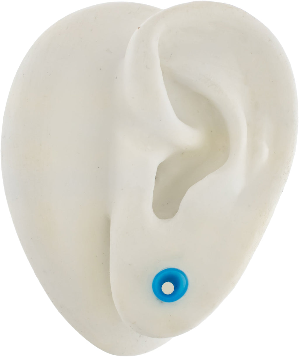 Silicone Double Flare Tunnels - Blue - 6g - 2" | Body Jewelry | Wiccan Center