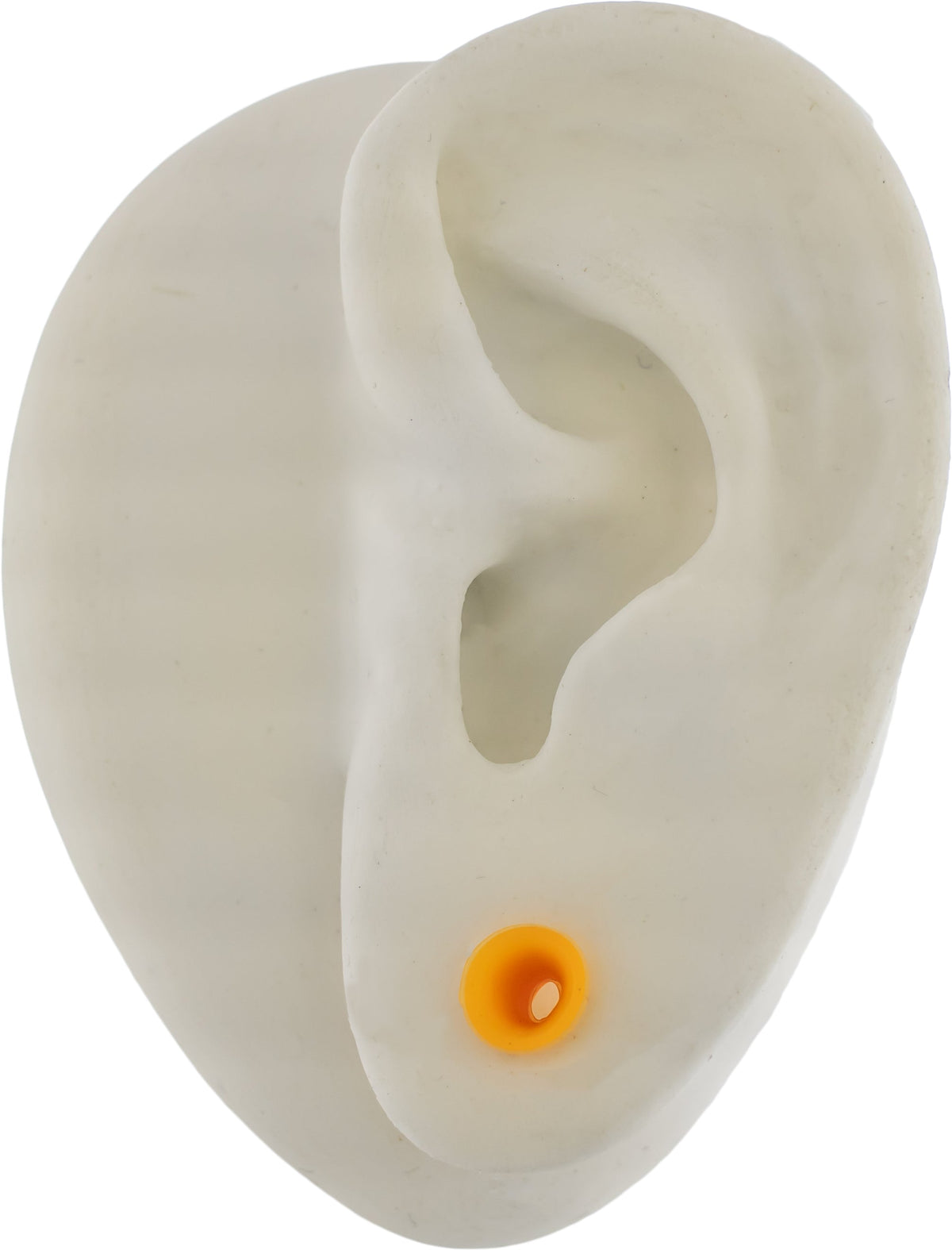 Silicone Double Flare Tunnels - Orange - 6g - 2" | Body Jewelry | Wiccan Center