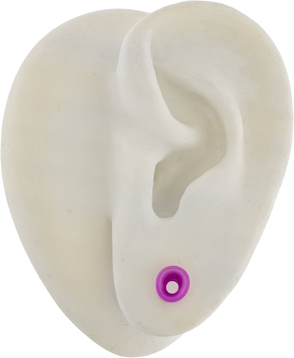 Silicone Double Flare Tunnels - Purple - 6g - 2" | Body Jewelry | Wiccan Center