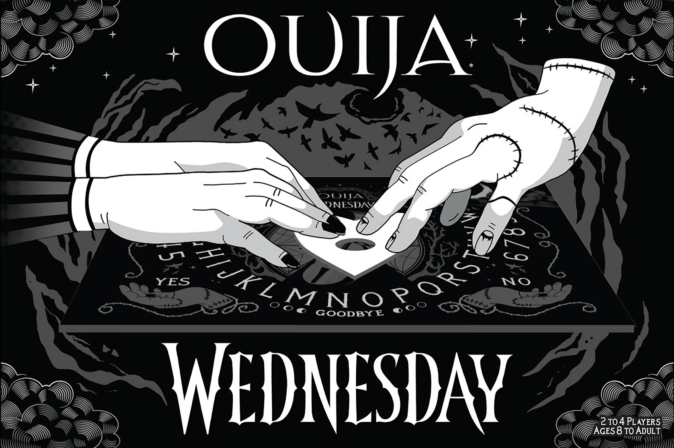 Wednesday Glow in the Dark Ouija Board - CLEARANCE | Board Games | Wiccan Center