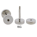 Steel Externally Threaded Tunnels | Body Jewelry | Wiccan Center