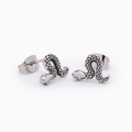 Steel Snake Earring Studs | Body Jewelry | Wiccan Center