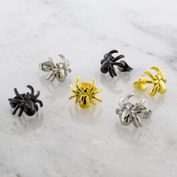 Steel Spider Earring Studs | Body Jewelry | Wiccan Center