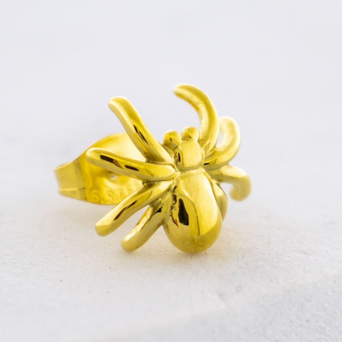 Steel Spider Earring Studs | Body Jewelry | Wiccan Center